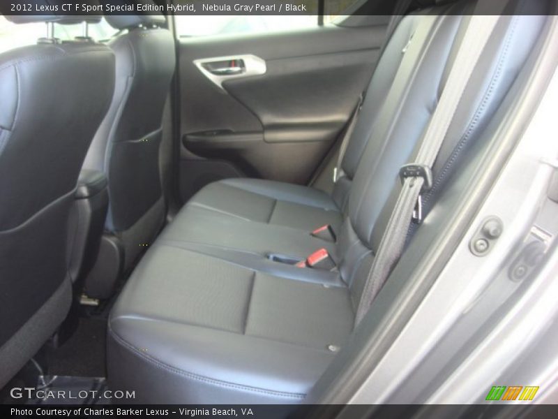 Rear Seat of 2012 CT F Sport Special Edition Hybrid