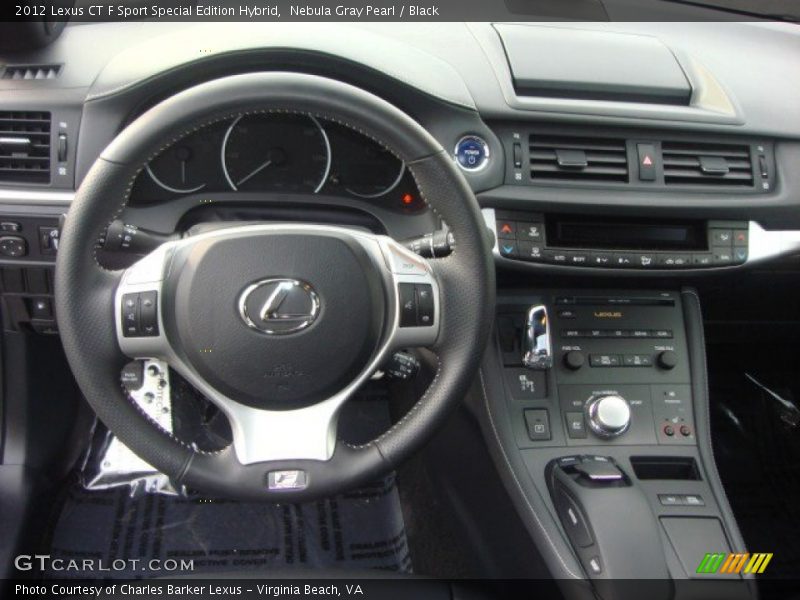 Dashboard of 2012 CT F Sport Special Edition Hybrid