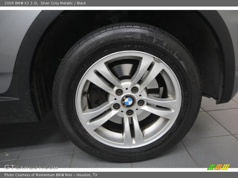 Silver Grey Metallic / Black 2006 BMW X3 3.0i