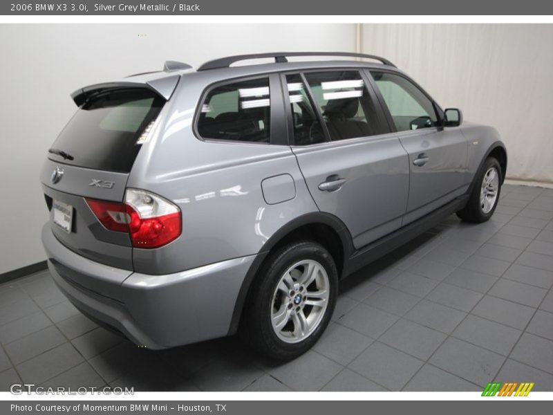 Silver Grey Metallic / Black 2006 BMW X3 3.0i