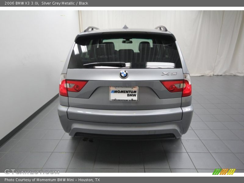 Silver Grey Metallic / Black 2006 BMW X3 3.0i