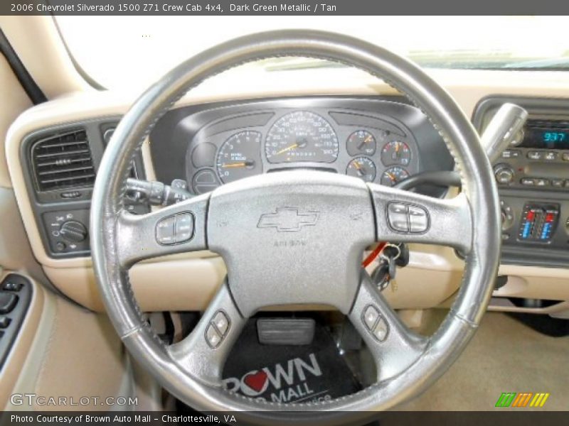 Dark Green Metallic / Tan 2006 Chevrolet Silverado 1500 Z71 Crew Cab 4x4