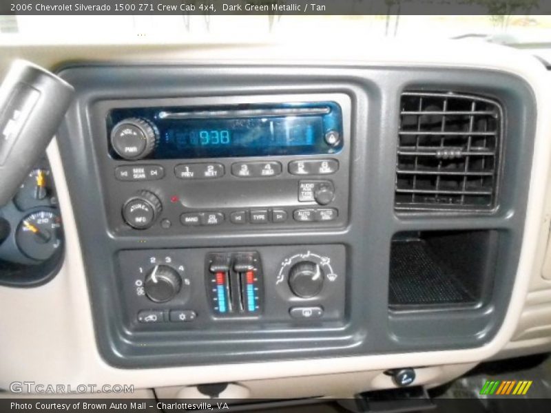 Dark Green Metallic / Tan 2006 Chevrolet Silverado 1500 Z71 Crew Cab 4x4