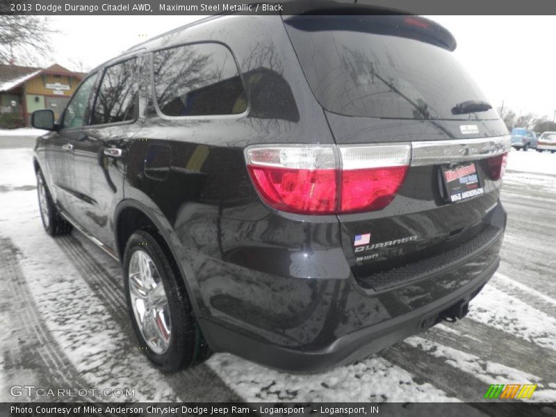 Maximum Steel Metallic / Black 2013 Dodge Durango Citadel AWD