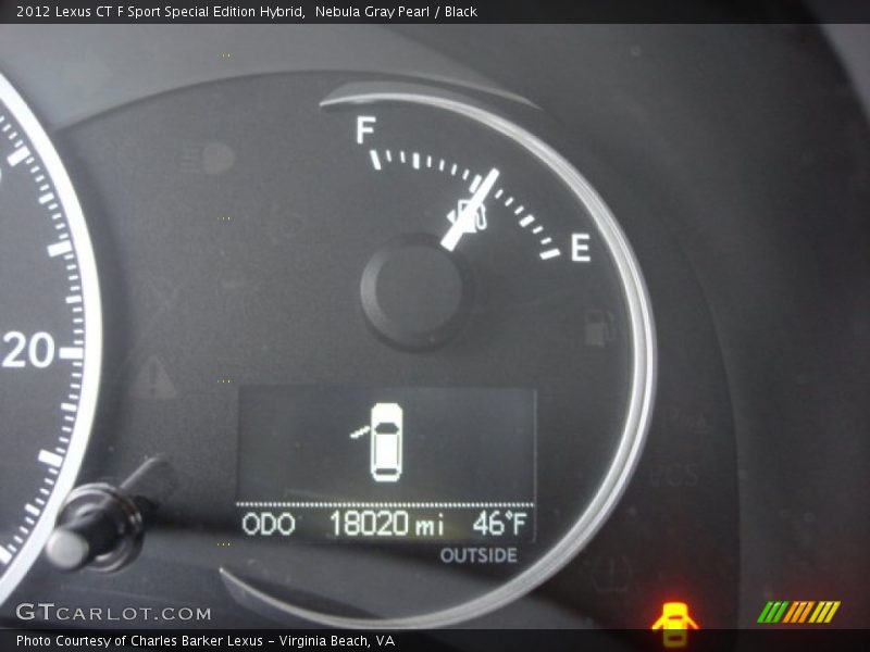 Nebula Gray Pearl / Black 2012 Lexus CT F Sport Special Edition Hybrid
