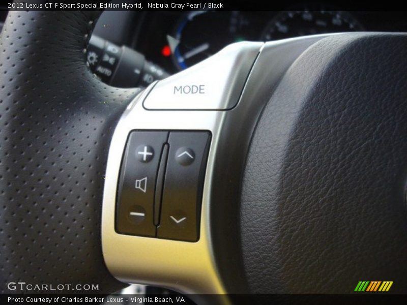 Controls of 2012 CT F Sport Special Edition Hybrid