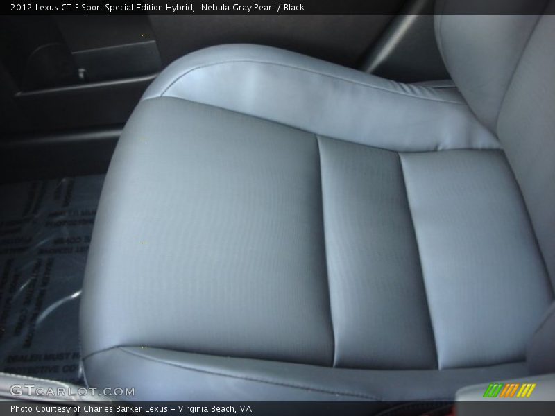 Nebula Gray Pearl / Black 2012 Lexus CT F Sport Special Edition Hybrid