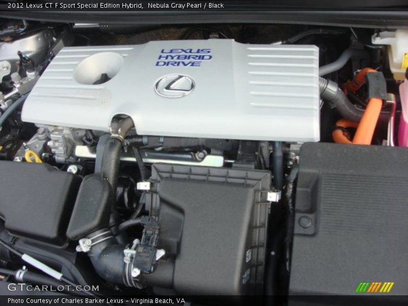  2012 CT F Sport Special Edition Hybrid Engine - 1.8 Liter Atkinson Cycle DOHC 16-Valve VVT-i 4 Cylinder Gasoline/Electric Hybrid