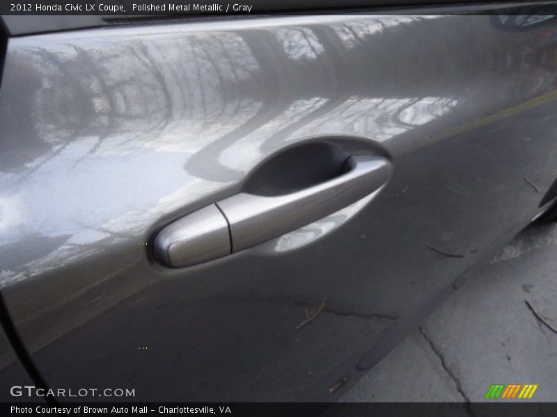 Polished Metal Metallic / Gray 2012 Honda Civic LX Coupe