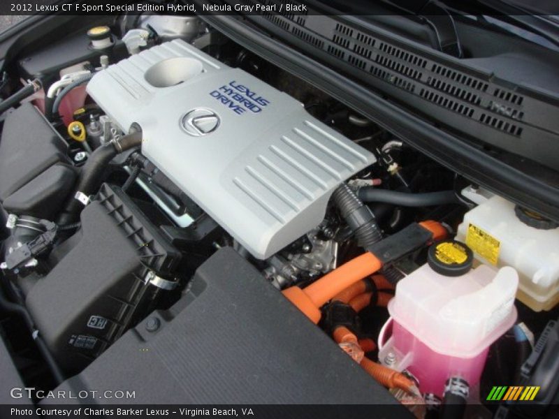  2012 CT F Sport Special Edition Hybrid Engine - 1.8 Liter Atkinson Cycle DOHC 16-Valve VVT-i 4 Cylinder Gasoline/Electric Hybrid