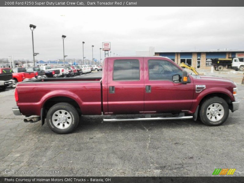  2008 F250 Super Duty Lariat Crew Cab Dark Toreador Red