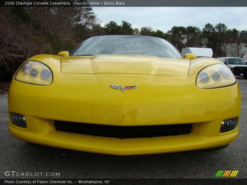 Velocity Yellow / Ebony Black 2006 Chevrolet Corvette Convertible