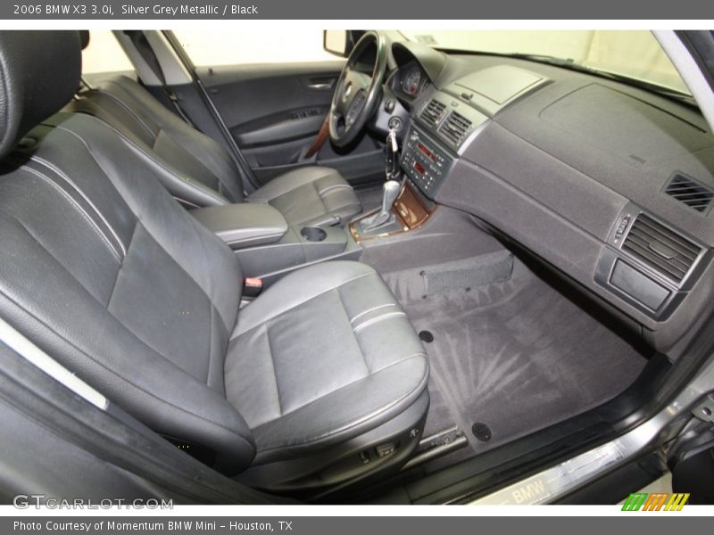 Silver Grey Metallic / Black 2006 BMW X3 3.0i