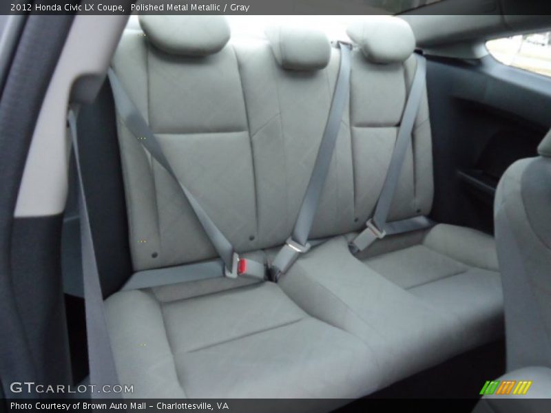 Polished Metal Metallic / Gray 2012 Honda Civic LX Coupe