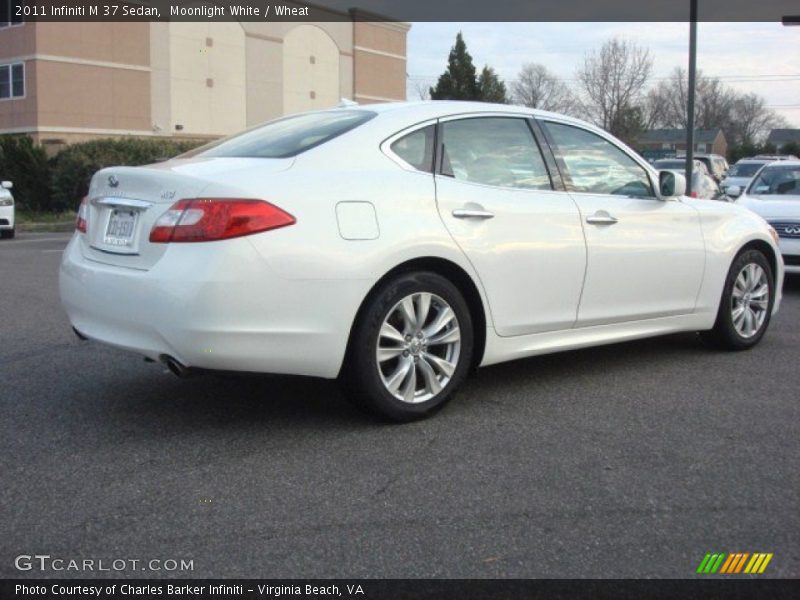 Moonlight White / Wheat 2011 Infiniti M 37 Sedan