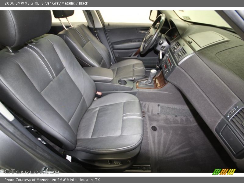 Silver Grey Metallic / Black 2006 BMW X3 3.0i