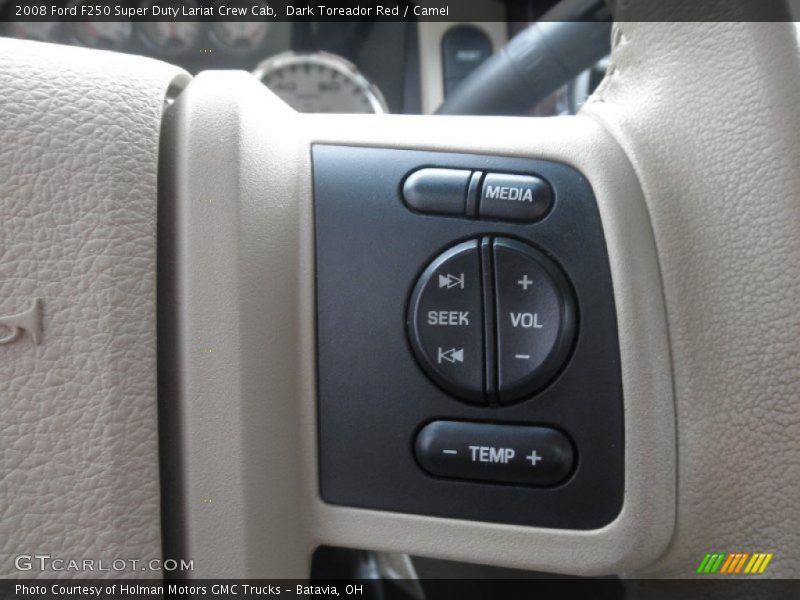 Controls of 2008 F250 Super Duty Lariat Crew Cab