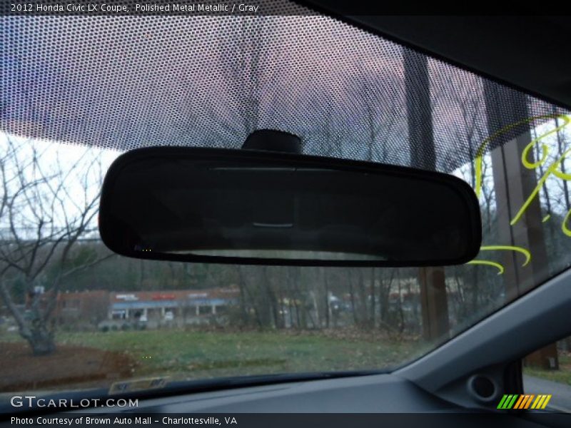 Polished Metal Metallic / Gray 2012 Honda Civic LX Coupe