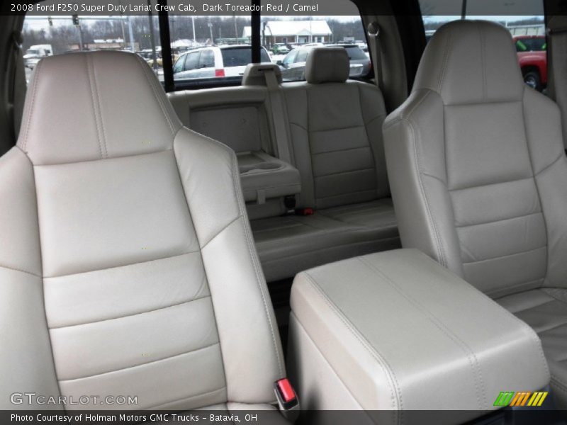  2008 F250 Super Duty Lariat Crew Cab Camel Interior