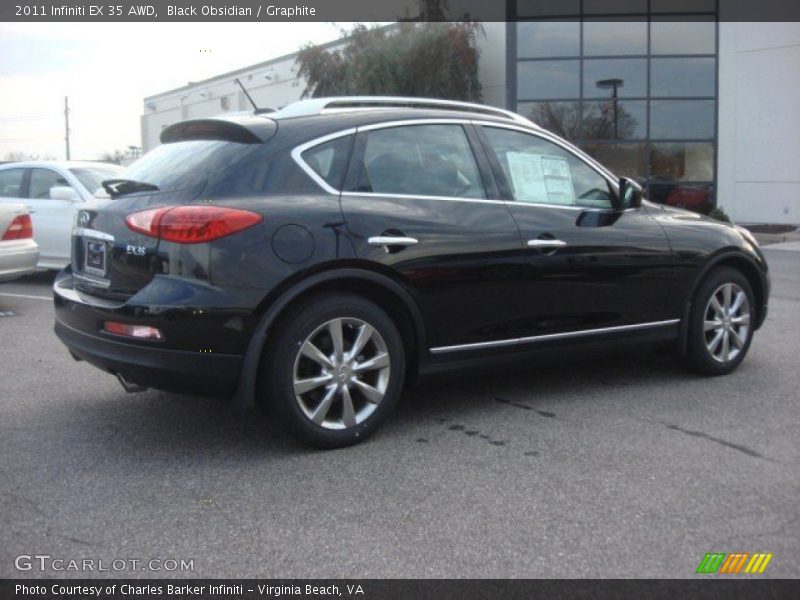 Black Obsidian / Graphite 2011 Infiniti EX 35 AWD