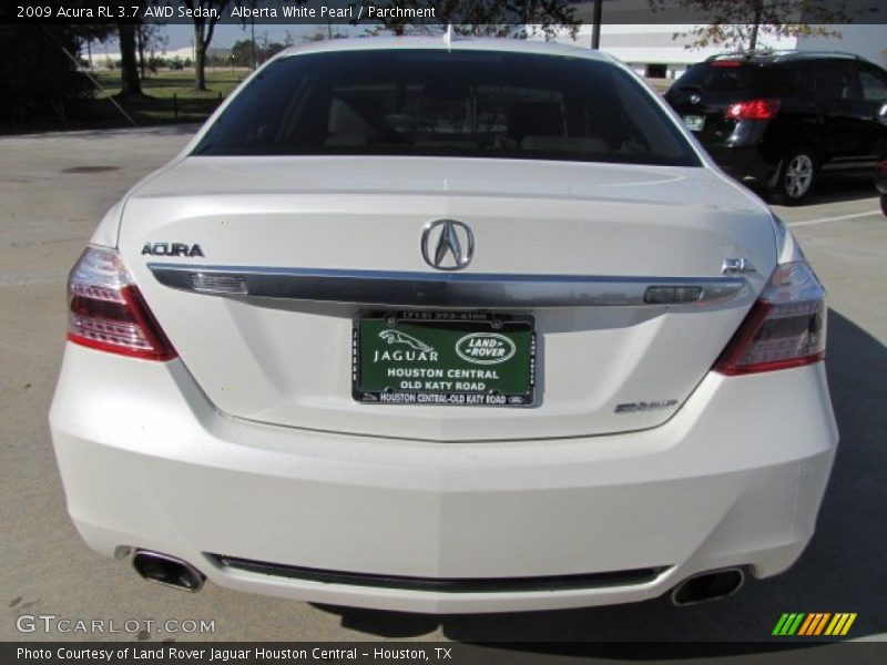 Alberta White Pearl / Parchment 2009 Acura RL 3.7 AWD Sedan