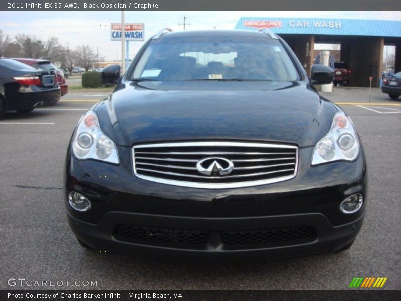 Black Obsidian / Graphite 2011 Infiniti EX 35 AWD