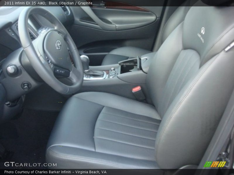 Front Seat of 2011 EX 35 AWD