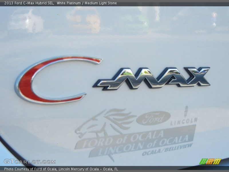 White Platinum / Medium Light Stone 2013 Ford C-Max Hybrid SEL