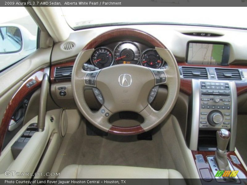 Alberta White Pearl / Parchment 2009 Acura RL 3.7 AWD Sedan