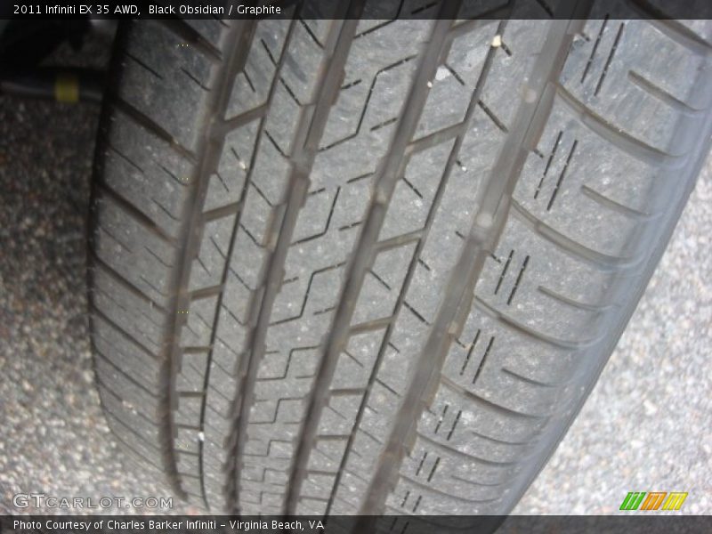 Black Obsidian / Graphite 2011 Infiniti EX 35 AWD