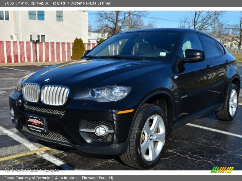 Jet Black / Oyster Nevada Leather 2009 BMW X6 xDrive50i