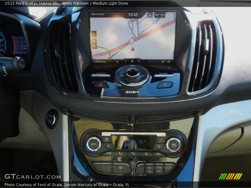 White Platinum / Medium Light Stone 2013 Ford C-Max Hybrid SEL