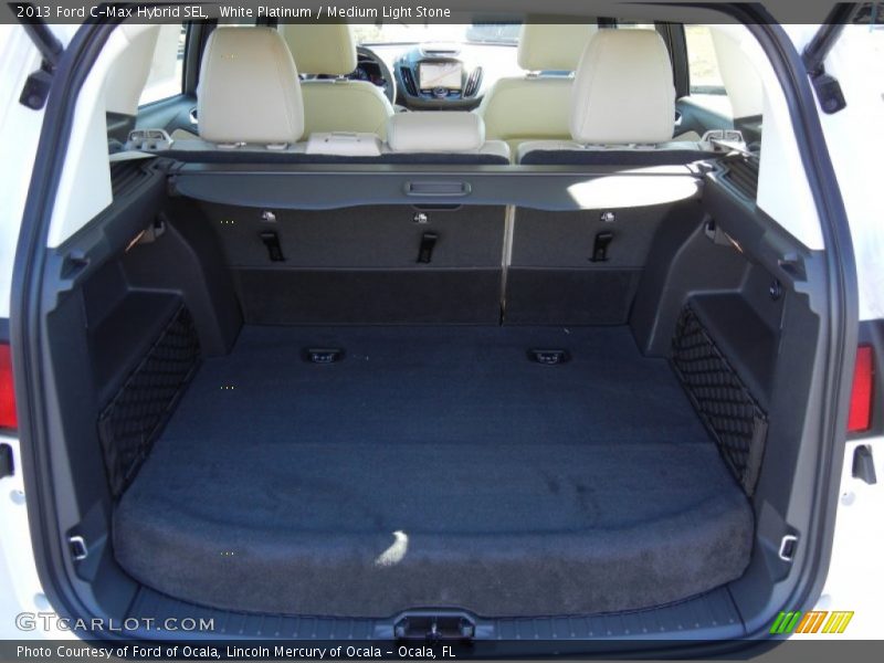 White Platinum / Medium Light Stone 2013 Ford C-Max Hybrid SEL