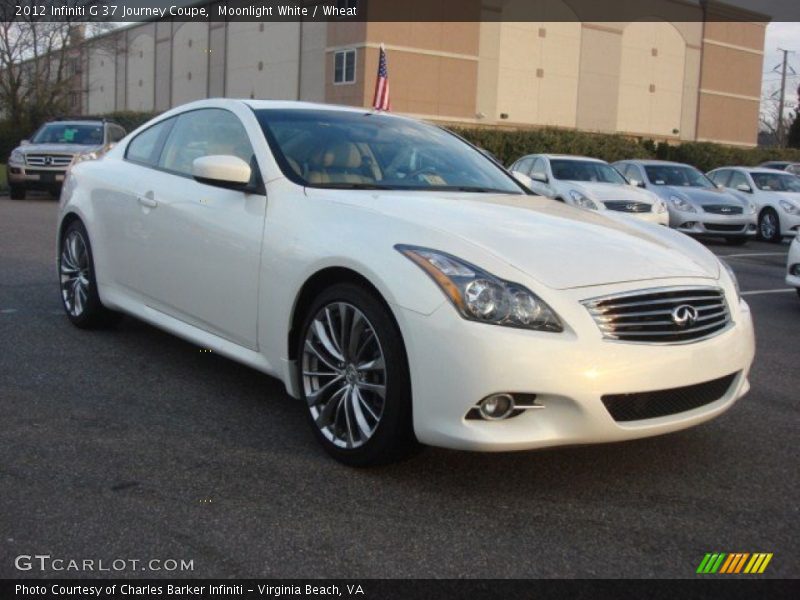 Moonlight White / Wheat 2012 Infiniti G 37 Journey Coupe
