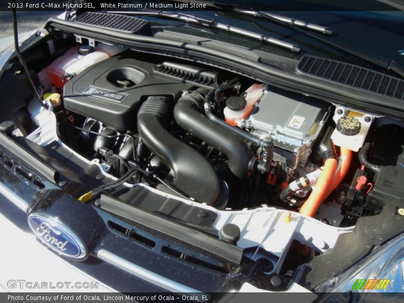 White Platinum / Medium Light Stone 2013 Ford C-Max Hybrid SEL