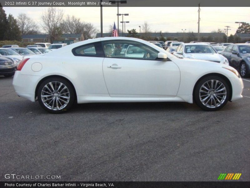 Moonlight White / Wheat 2012 Infiniti G 37 Journey Coupe