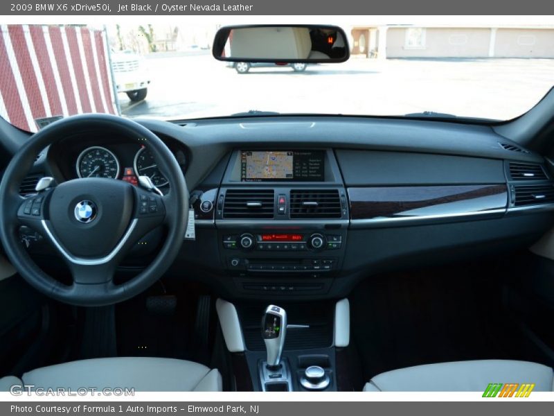 Jet Black / Oyster Nevada Leather 2009 BMW X6 xDrive50i