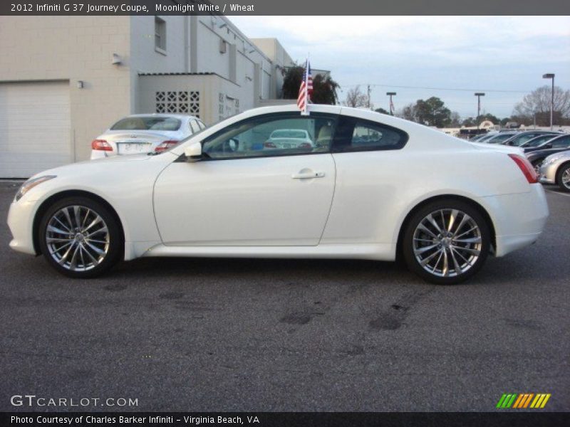 Moonlight White / Wheat 2012 Infiniti G 37 Journey Coupe