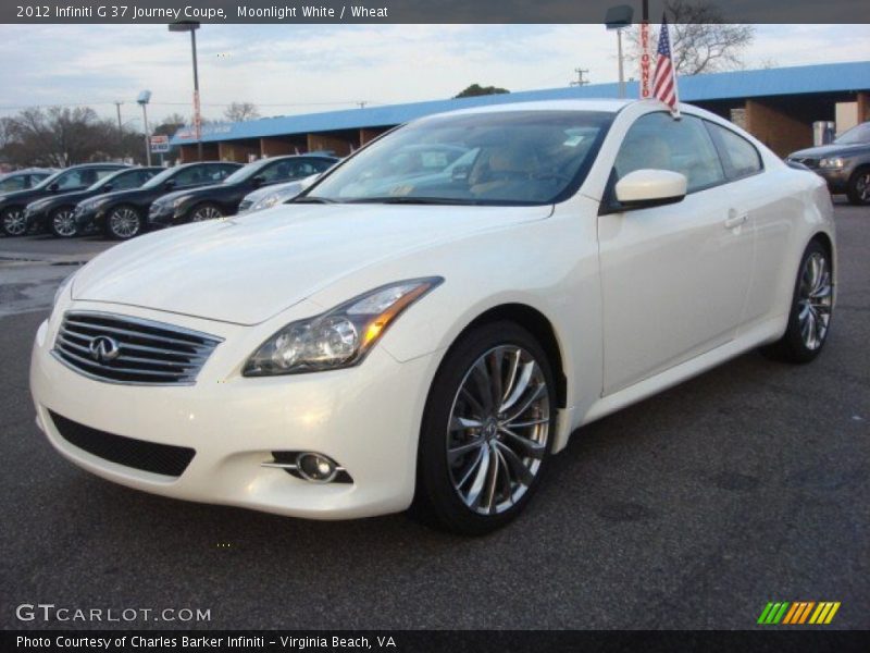 Moonlight White / Wheat 2012 Infiniti G 37 Journey Coupe