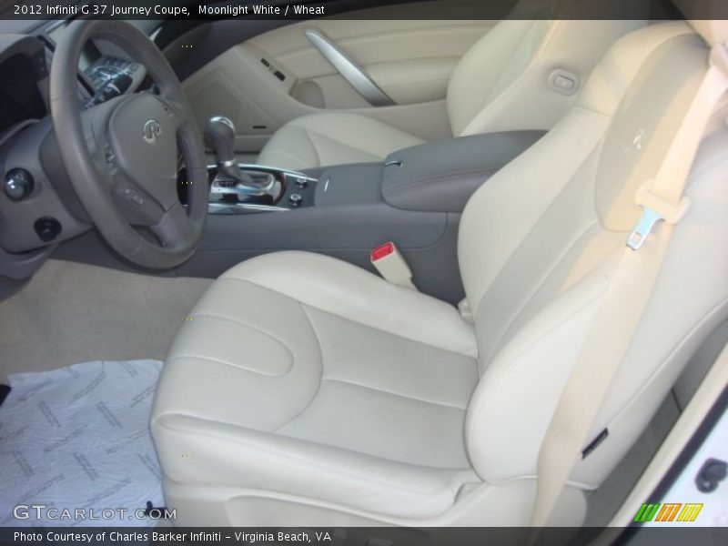 Moonlight White / Wheat 2012 Infiniti G 37 Journey Coupe