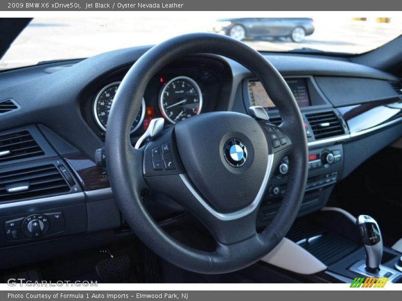 Jet Black / Oyster Nevada Leather 2009 BMW X6 xDrive50i