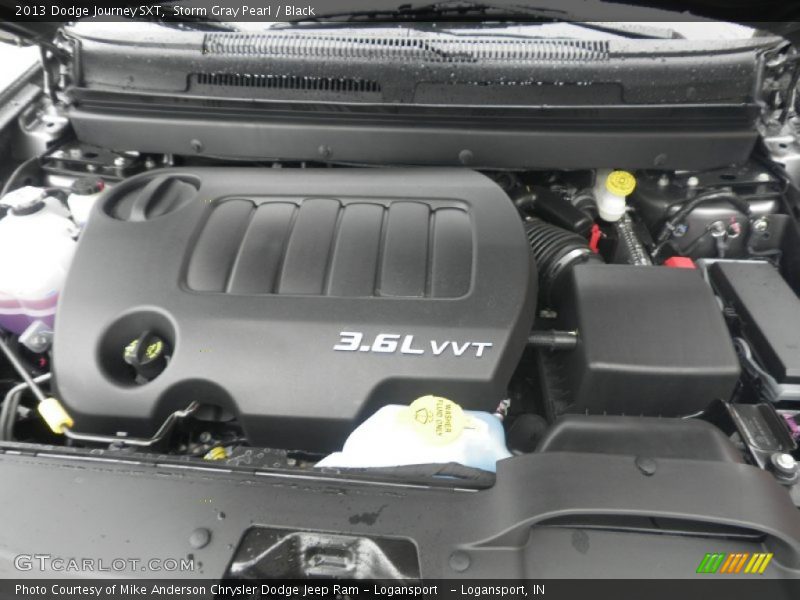 Storm Gray Pearl / Black 2013 Dodge Journey SXT