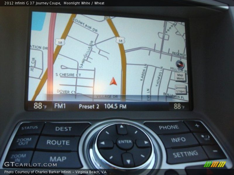 Moonlight White / Wheat 2012 Infiniti G 37 Journey Coupe
