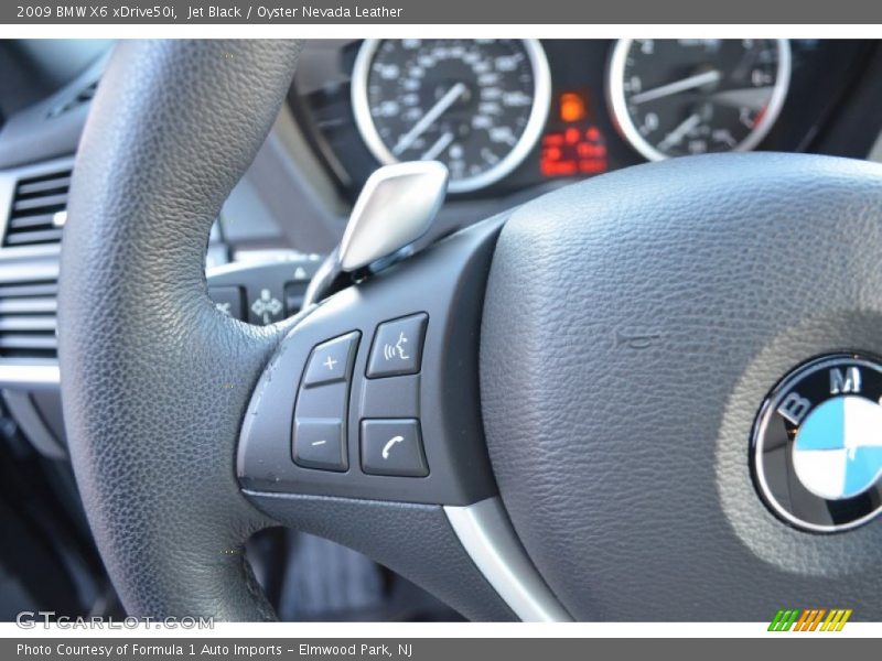 Jet Black / Oyster Nevada Leather 2009 BMW X6 xDrive50i