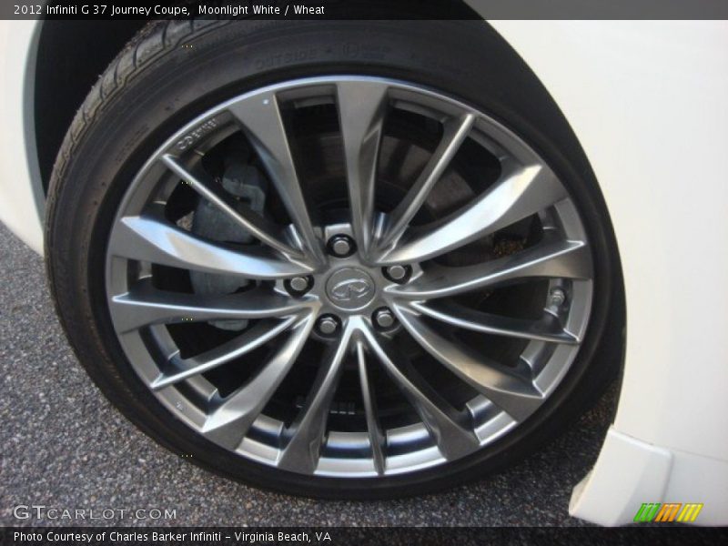 Moonlight White / Wheat 2012 Infiniti G 37 Journey Coupe