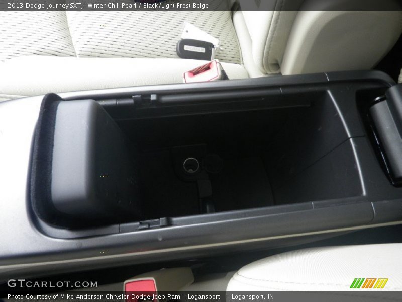 Winter Chill Pearl / Black/Light Frost Beige 2013 Dodge Journey SXT
