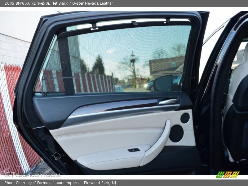 Jet Black / Oyster Nevada Leather 2009 BMW X6 xDrive50i