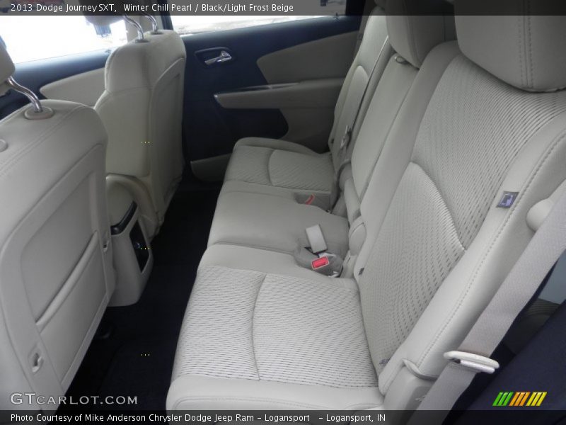 Winter Chill Pearl / Black/Light Frost Beige 2013 Dodge Journey SXT