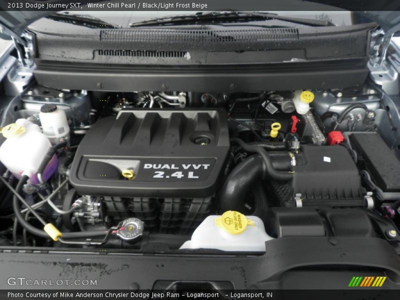 Winter Chill Pearl / Black/Light Frost Beige 2013 Dodge Journey SXT