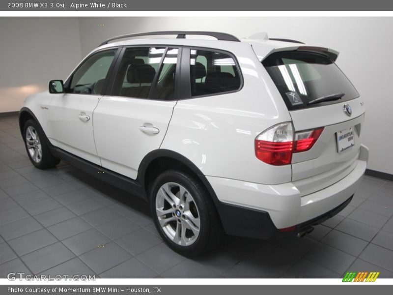 Alpine White / Black 2008 BMW X3 3.0si